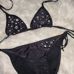 Guess rhinestone bikini